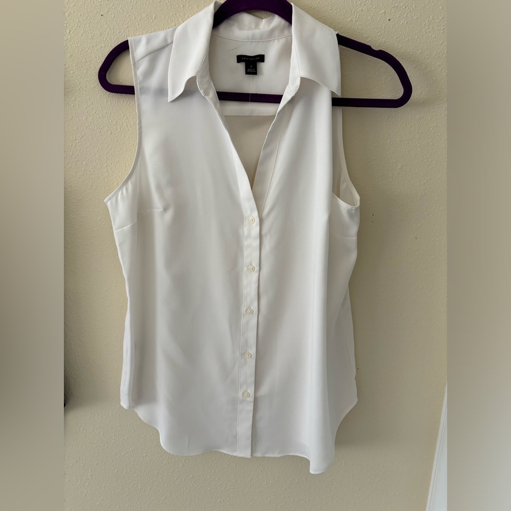 Ann Taylor Sleeveless Shirt